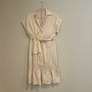 Chico's Black Label Yellow Shirtdress